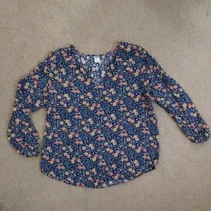 Floral Old Navy Blouse